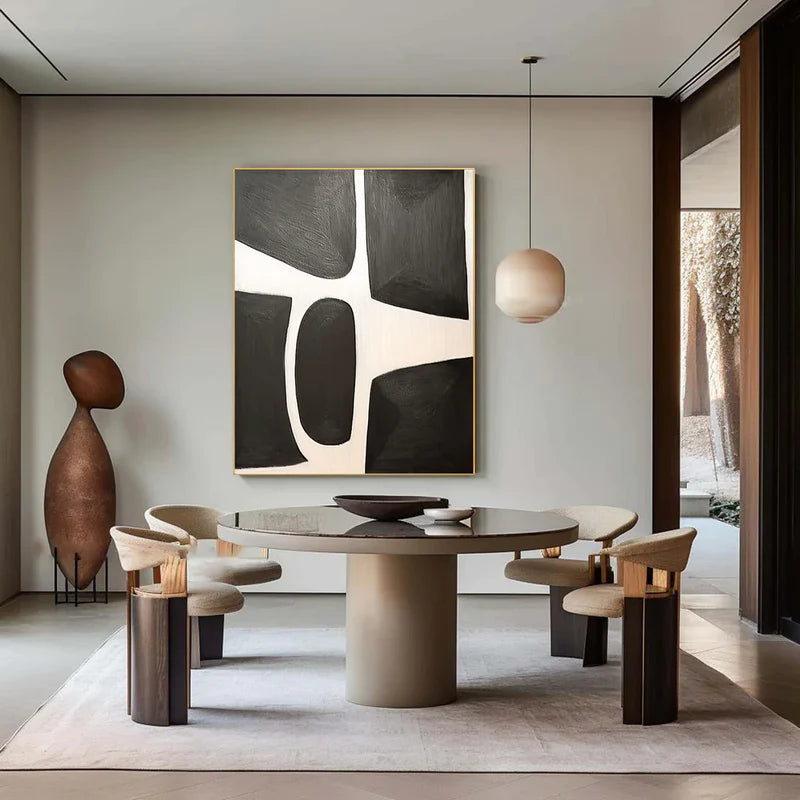 Wabi Sabi Art Plaster Wall Art Abstract Tranquility Art Painting #AB027