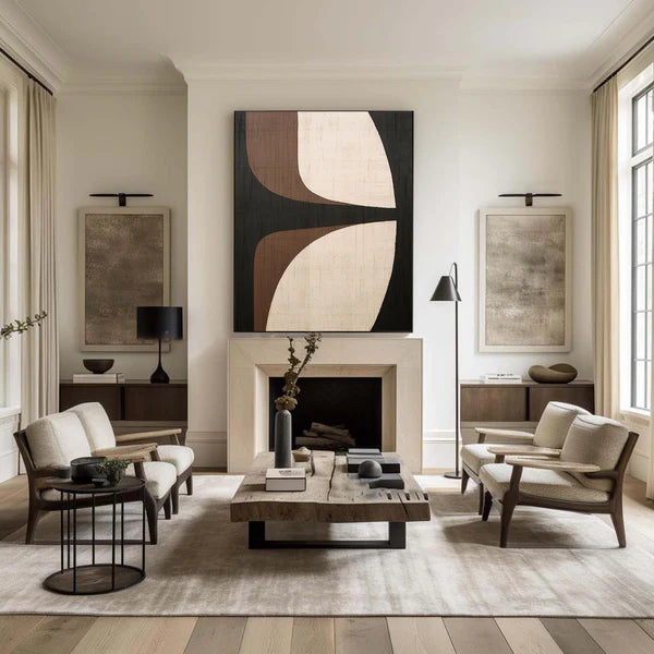 Wabi Sabi Art Abstract Tranquility Art Painting #AB073