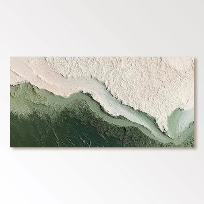 Ocean And Sky Plaster Textured Wall Art #OS013