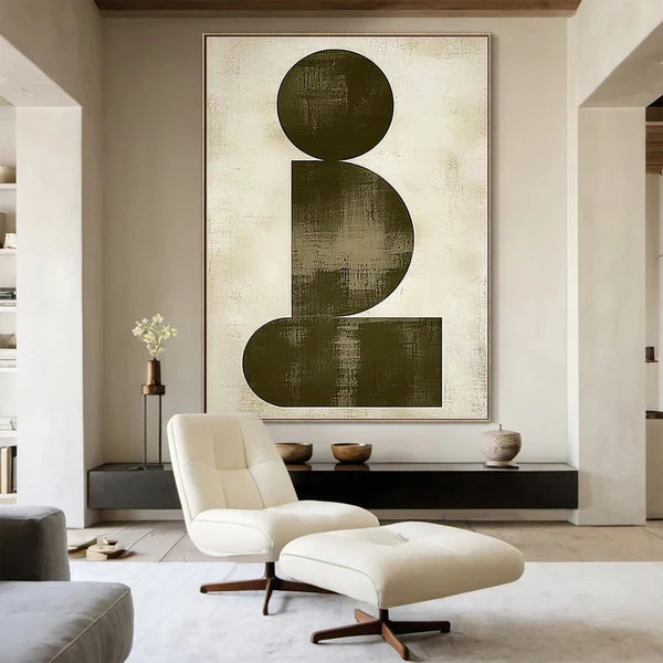 Wabi Sabi Art Abstract Tranquility Art Painting #AB072