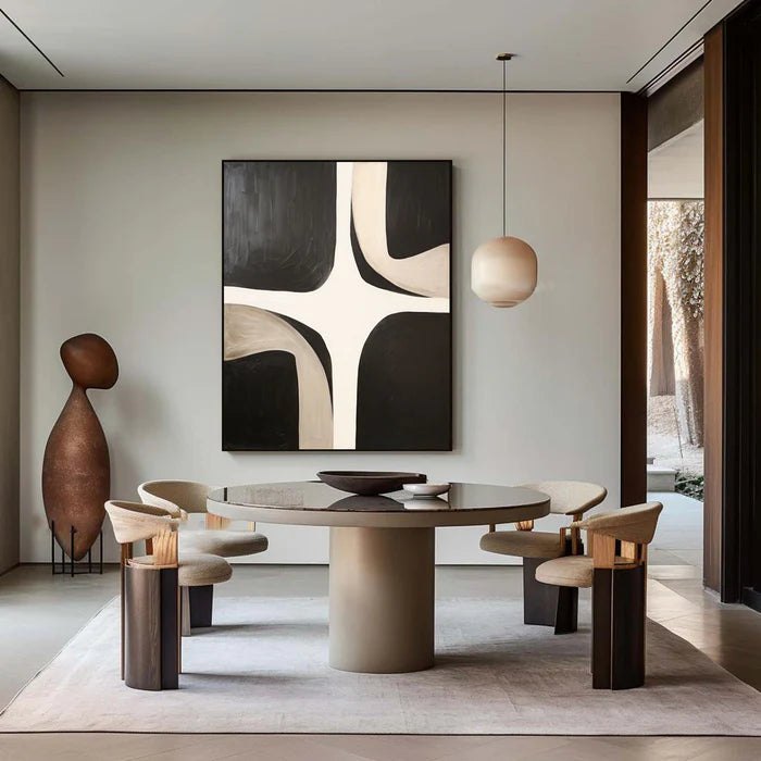 Wabi Sabi Art Abstract Tranquility Art Painting #AB066