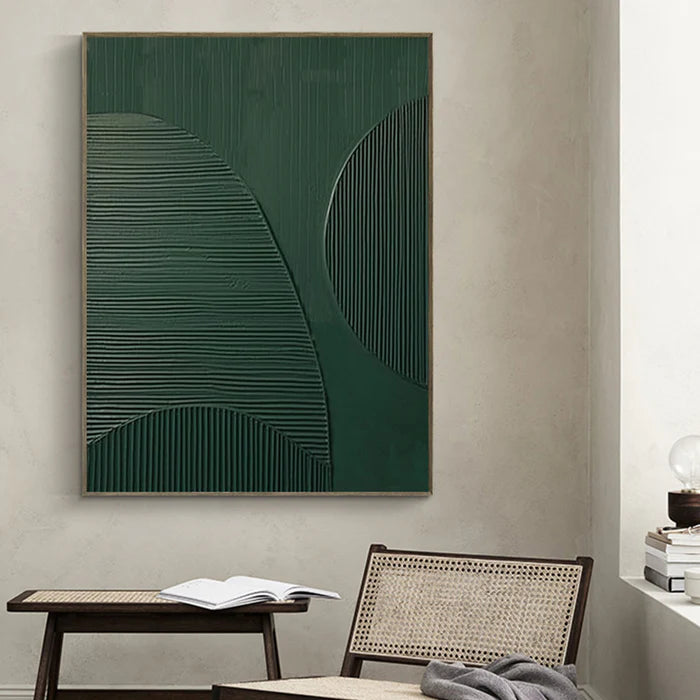 Wabi Sabi Art Minimalist Art Painting With Plaster Texture #BM023