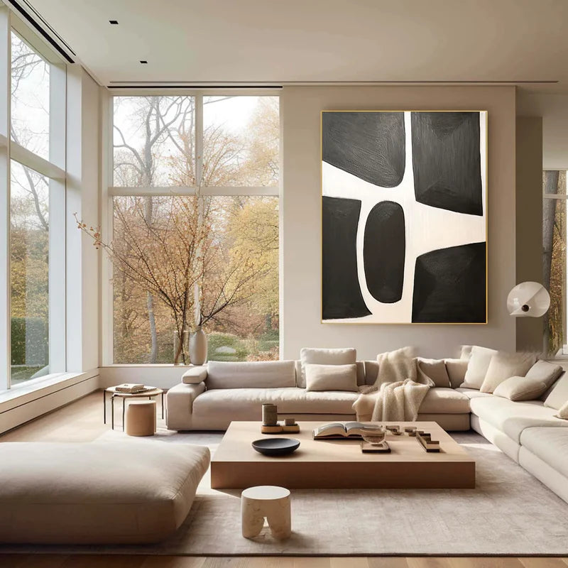 Wabi Sabi Art Plaster Wall Art Abstract Tranquility Art Painting #AB027