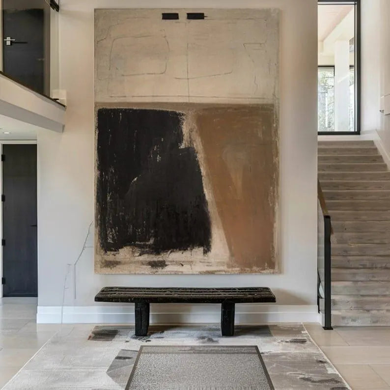 Wabi Sabi Art Abstract Tranquility Art Painting #AB020