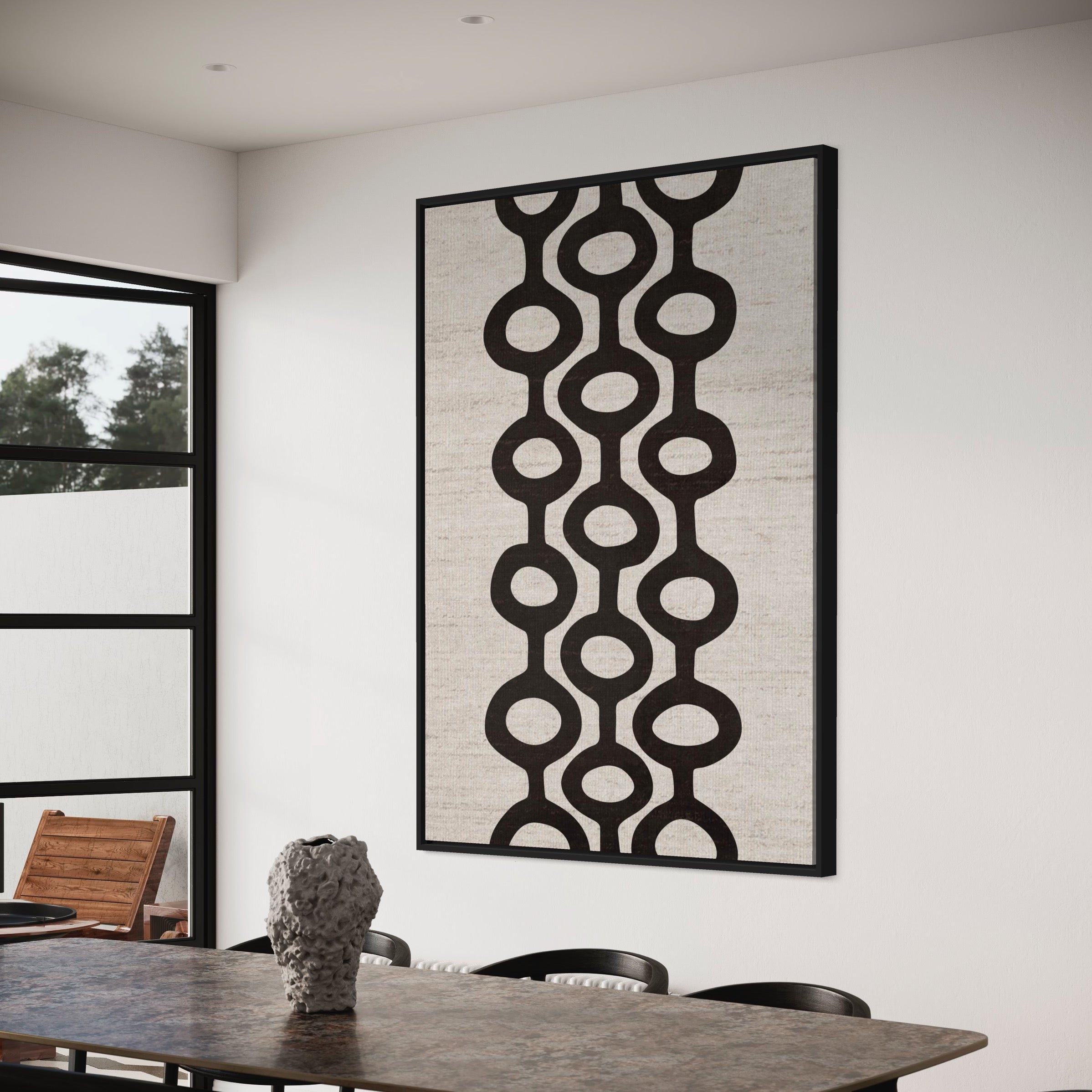 Wabi Sabi Art Abstract Tranquility Art Painting #AB056