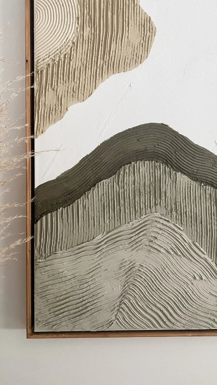 Wabi Sabi Art Abstract Tranquility Wall Art Set of 2 #AB034