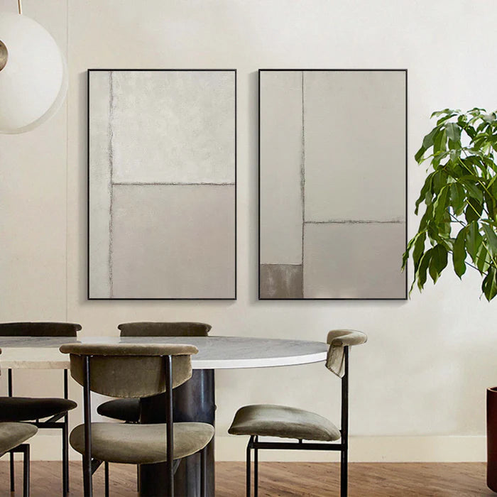 Wabi Sabi Art Abstract Tranquility Wall Art Set of 2 #AB014