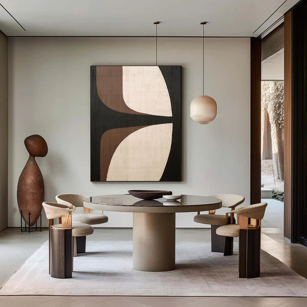 Wabi Sabi Art Abstract Tranquility Art Painting #AB073