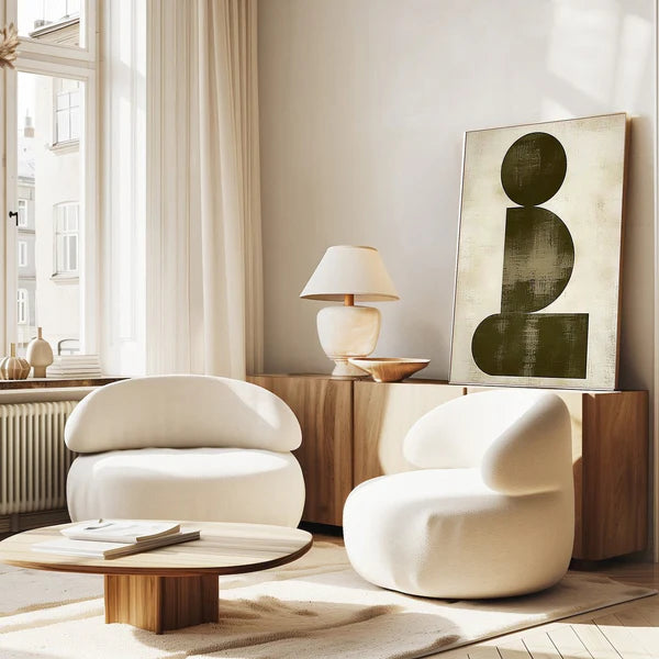 Wabi Sabi Art Abstract Tranquility Art Painting #AB072