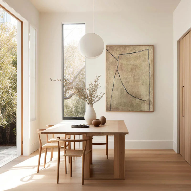 Wabi Sabi Abstract Wall Art #WS052