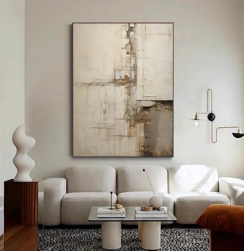 Wabi Sabi Art Abstract Tranquility Art Painting #AB007
