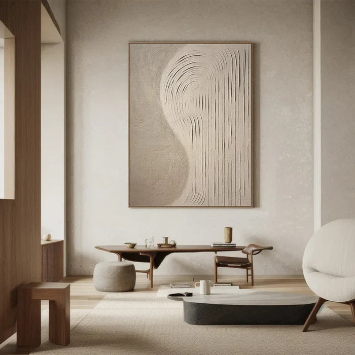 Wabi Sabi Art Abstract Tranquility Art Painting #AB050