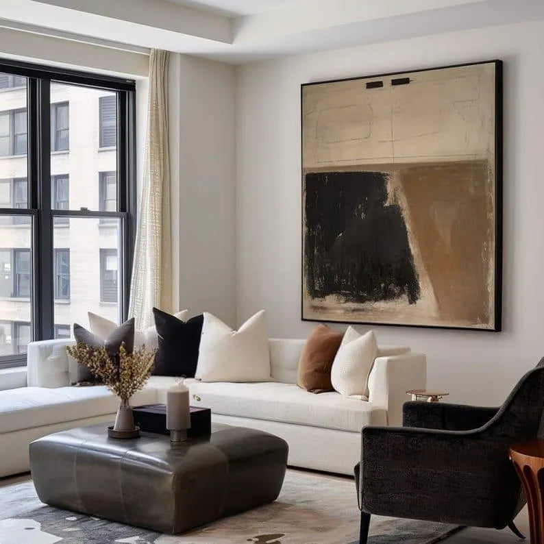 Wabi Sabi Art Abstract Tranquility Art Painting #AB020