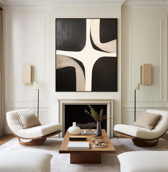 Wabi Sabi Art Abstract Tranquility Art Painting #AB066