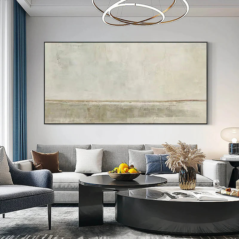 Wabi Sabi Art White Minimalist #WM025