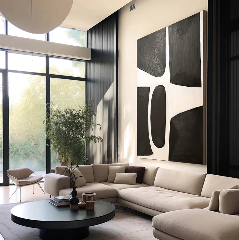 Wabi Sabi Art Plaster Wall Art Abstract Tranquility Art Painting #AB027