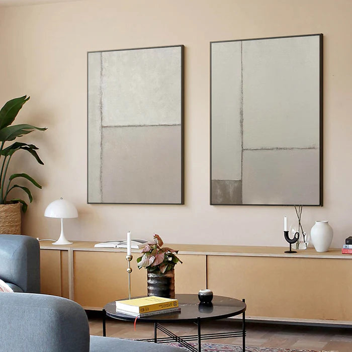 Wabi Sabi Art Abstract Tranquility Wall Art Set of 2 #AB014