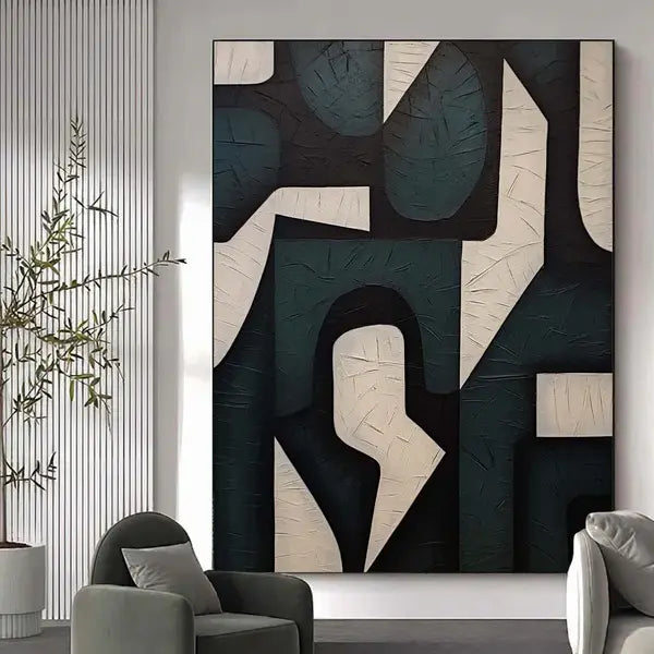 Wabi Sabi Art Abstract Tranquility Art Painting #AB062