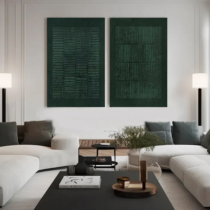 Wabi Sabi Abstract Wall Art Set of 2 #WS054
