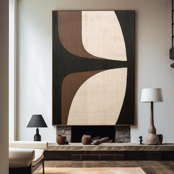 Wabi Sabi Art Abstract Tranquility Art Painting #AB073