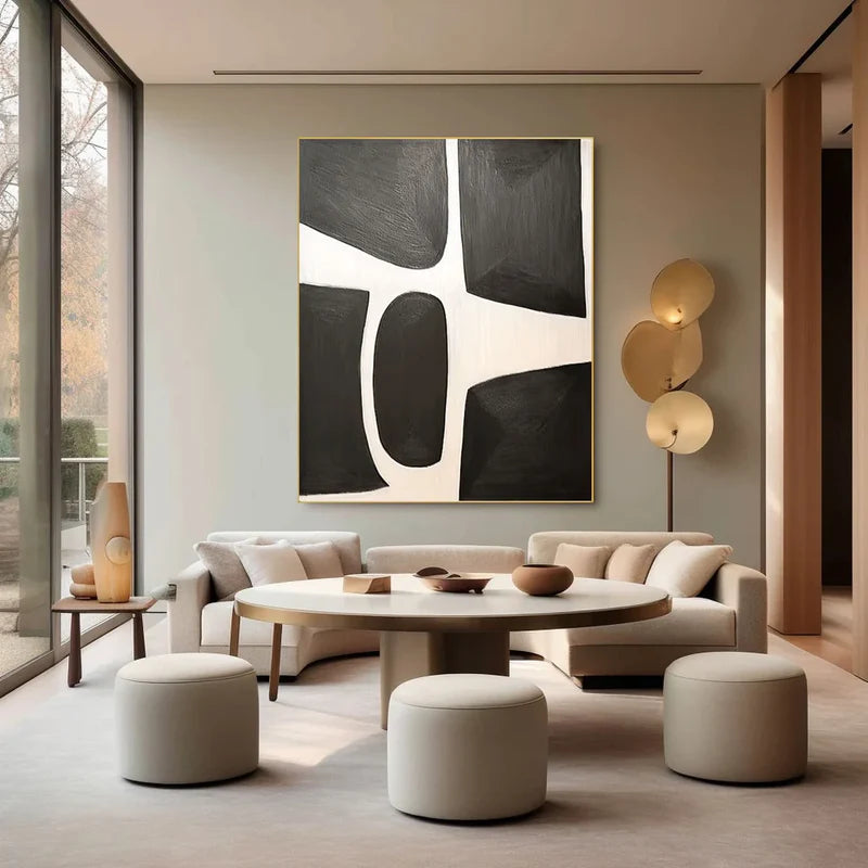 Wabi Sabi Art Plaster Wall Art Abstract Tranquility Art Painting #AB027