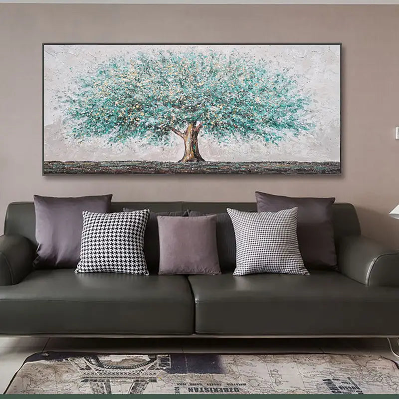 Flower And Tree Wall Art #FT002