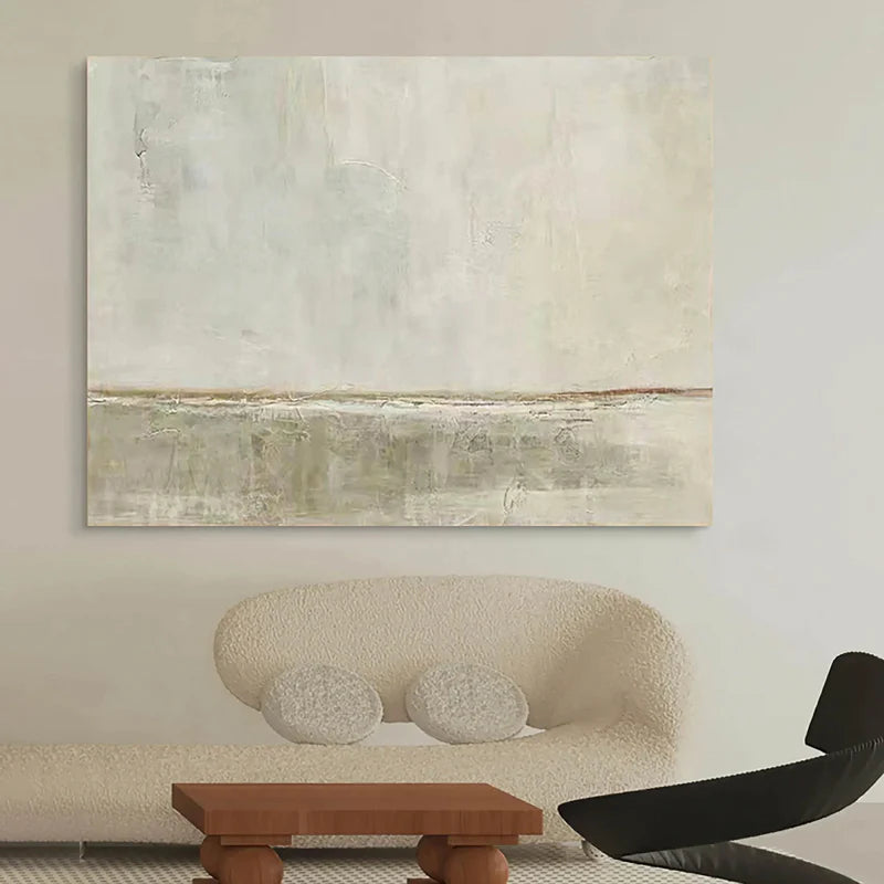 Wabi Sabi Art White Minimalist #WM025