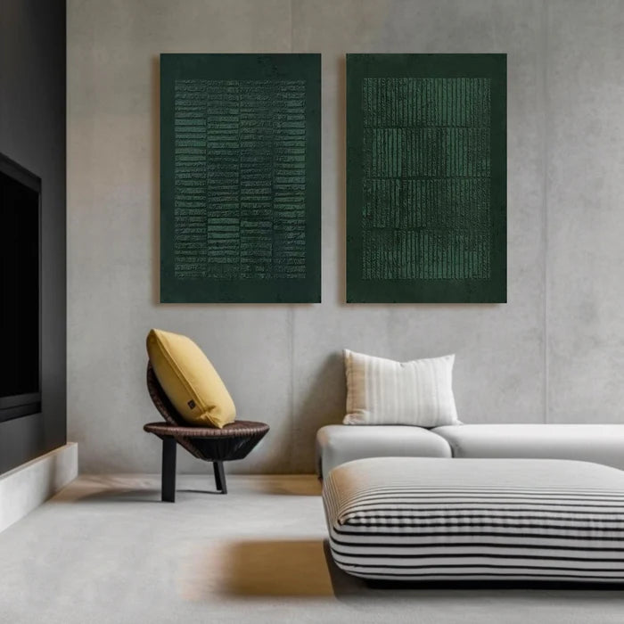 Wabi Sabi Abstract Wall Art Set of 2 #WS054