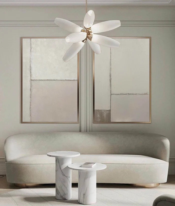 Wabi Sabi Art Abstract Tranquility Wall Art Set of 2 #AB014