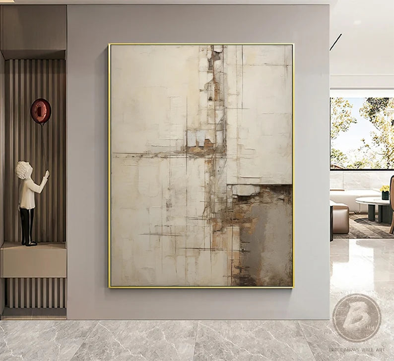 Wabi Sabi Art Abstract Tranquility Art Painting #AB007