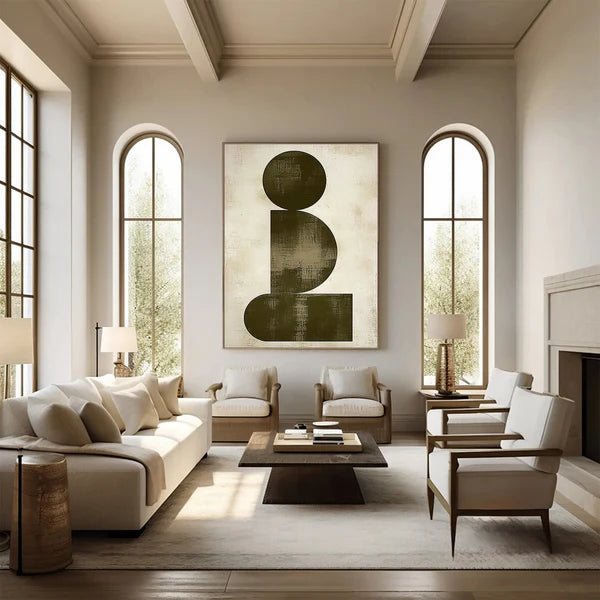 Wabi Sabi Art Abstract Tranquility Art Painting #AB072