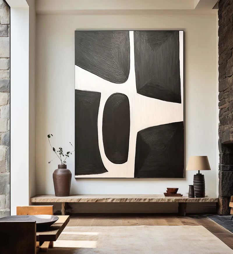 Wabi Sabi Art Plaster Wall Art Abstract Tranquility Art Painting #AB027