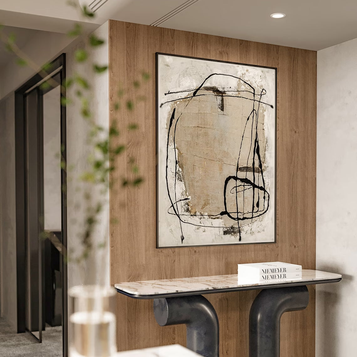 Wabi Sabi Art Abstract Wall Art #AB006