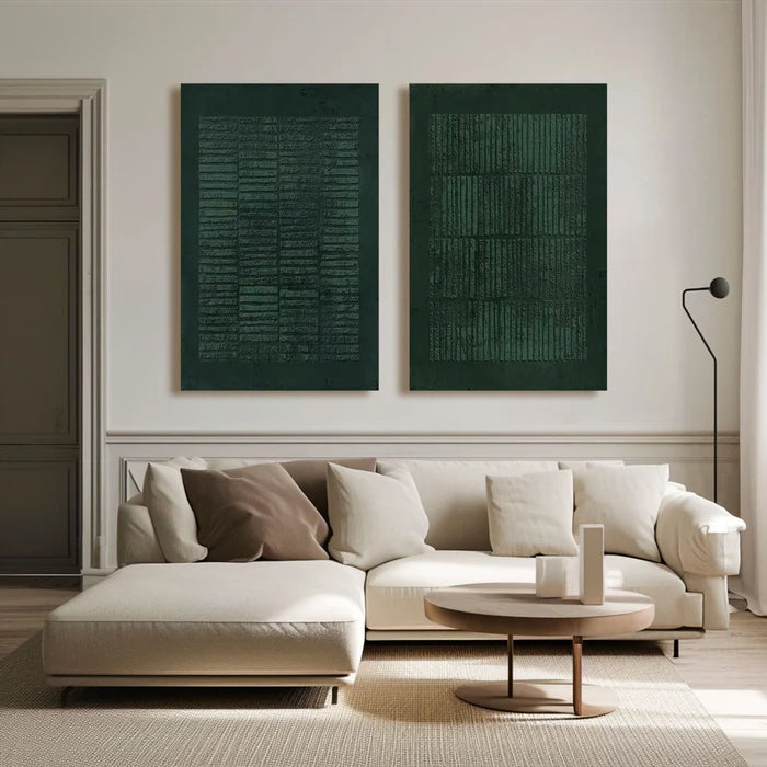 Wabi Sabi Abstract Wall Art Set of 2 #WS054