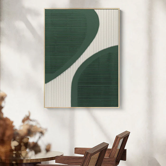 Wabi Sabi Art Black White Textured Minimalist Wall Art #BW007