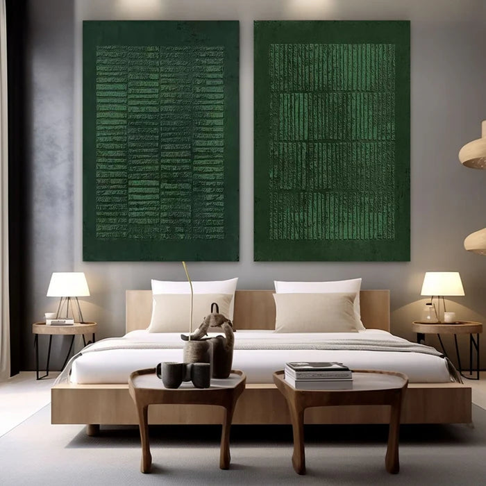 Wabi Sabi Abstract Wall Art Set of 2 #WS054