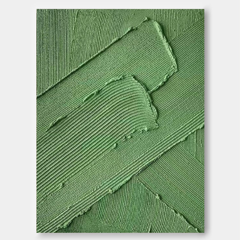 Green Abstract Tranquility Art Painting #AB043