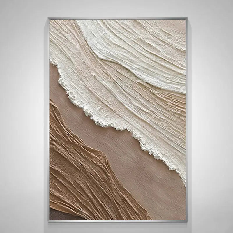 Ocean And Sky Plaster Textured Wall Art #OS006