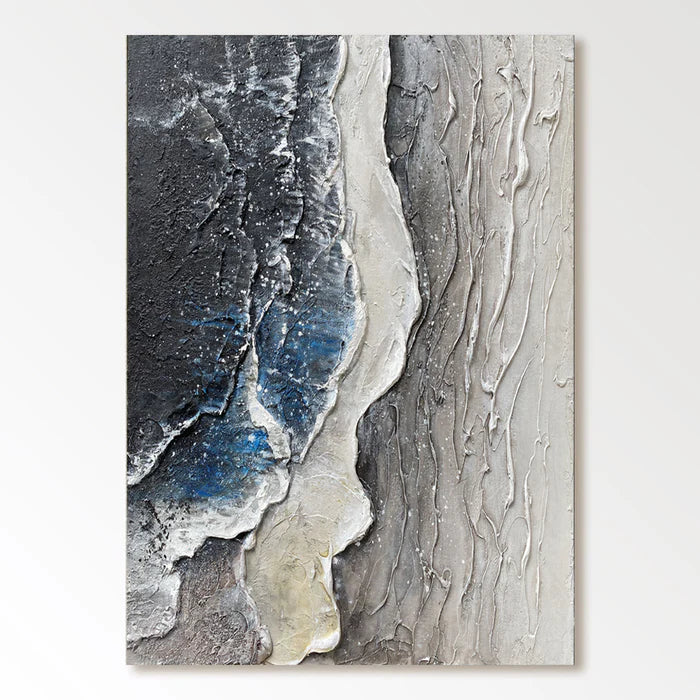 Ocean And Sky Plaster Textured Wall Art #OS014