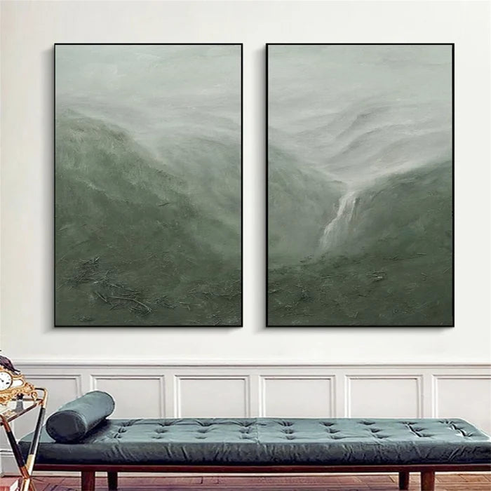 Abstract Tranquility Wall Art Set of 2 #AB074