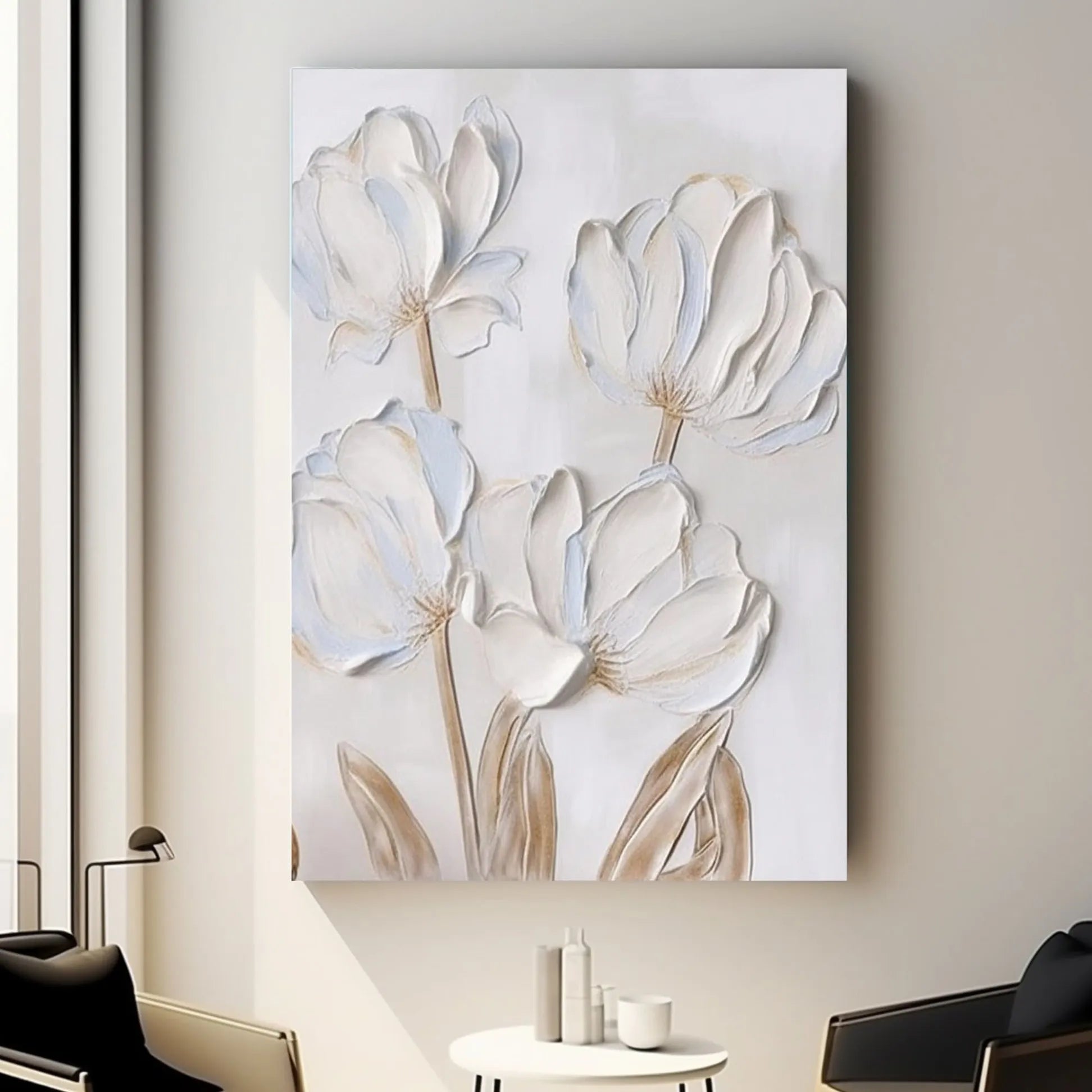 Colorful Flower And Tree Wall Art #FT018