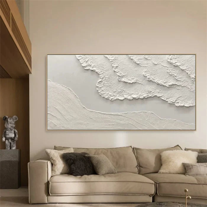 Ocean And Sky Plaster Textured Wall Art #OS036