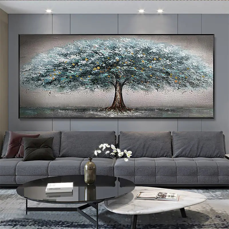 Flower And Tree Wall Art #FT003