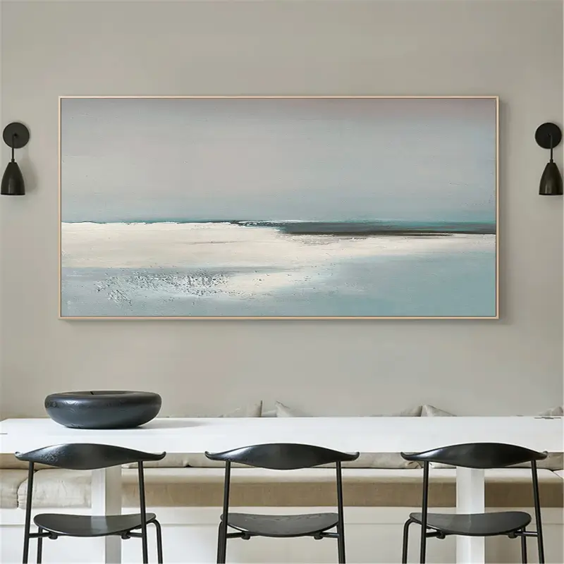 Ocean And Sky Plaster Textured Wall Art #OS002