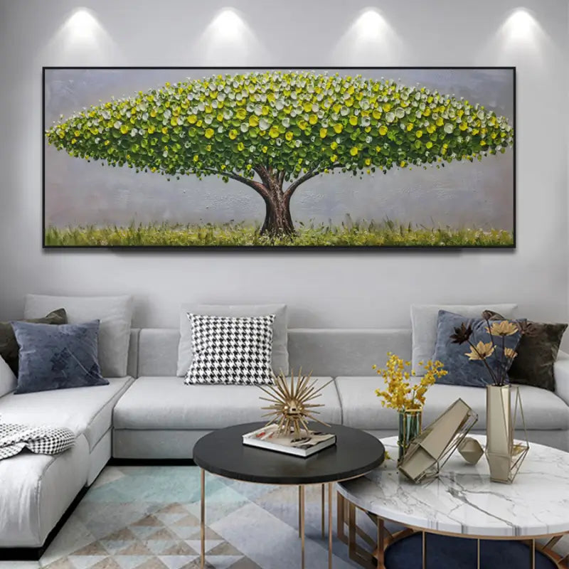 Flower And Tree Wall Art #FT001