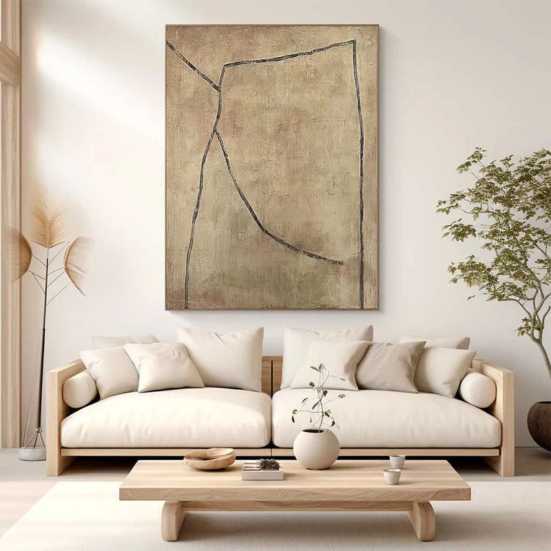 Wabi Sabi Abstract Wall Art #WS052