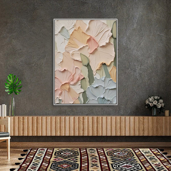 Colorful Flower And Tree Wall Art #FT017