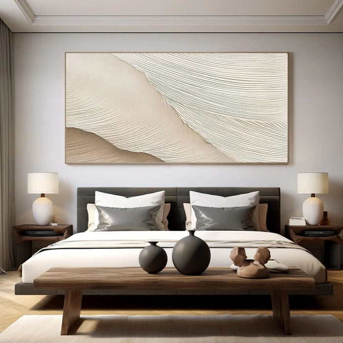 Ocean And Sky Plaster Textured Wall Art #OS010