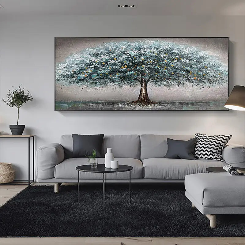 Flower And Tree Wall Art #FT003