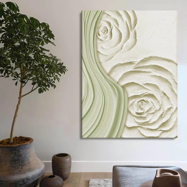 Colorful Flower And Tree Wall Art #FT024